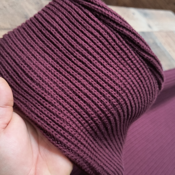 American Eagle Maroon Chunky Knit Button Collar Sweater Sz XXL Men of - Picture 16 of 17